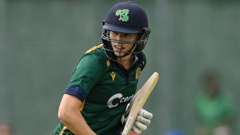 Rebecca Stokell's unbeaten innings of 33 helped Ireland complete a 3-0 series win in Amstelveen