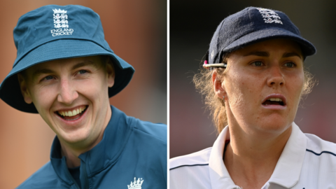 England duo Harry Brook and Nat Sciver-Brunt