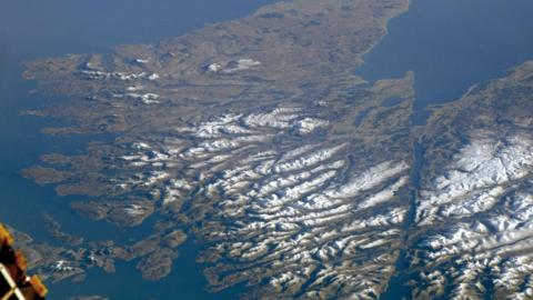 The Highlands from space