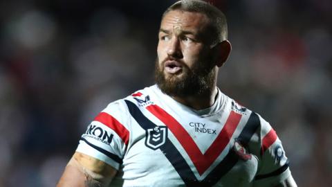 Jared Waerea-Hargreaves in action for Sydney Roosters