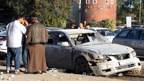 Site of an air strike on 26 December 2019 in the town of Zawiya, west of Tripoli, which killed at least two civilians, a local official said