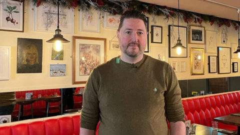 Restaurant owner Jonny Taylor said the price of some foods was up 50% on last year