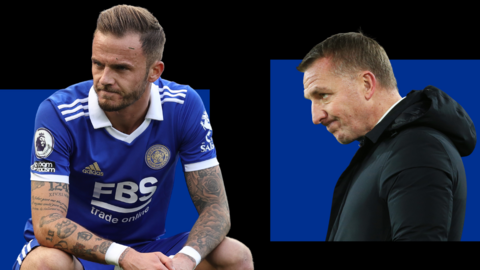 James Maddison and Brendan Rodgers