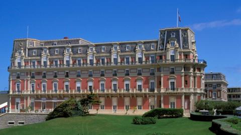 Hotel du Palais in Biarritz, France
