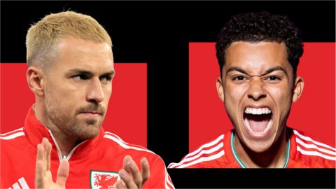 Wales duo Aaron Ramsey and Brennan Johnson