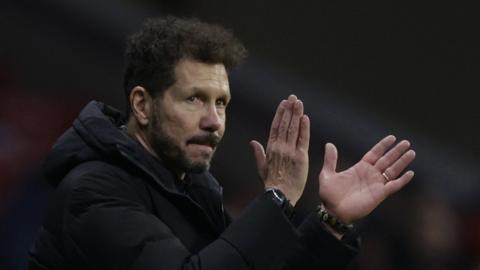 Atletico Madrid manager Diego Simeone