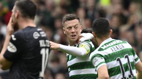 Celtic's Callum McGregor celebrates