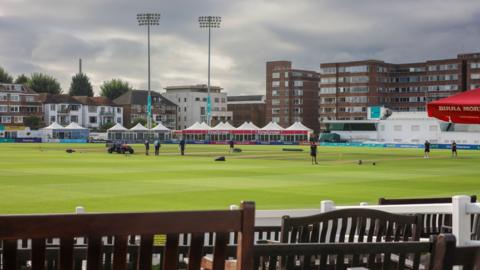 The County Ground in Hove before a day's play