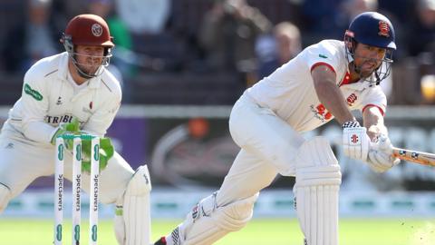 Alastair Cook batting for Essex