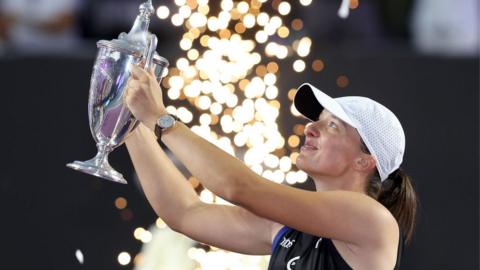 Iga Swiatek won the WTA Finals in Mexico last month