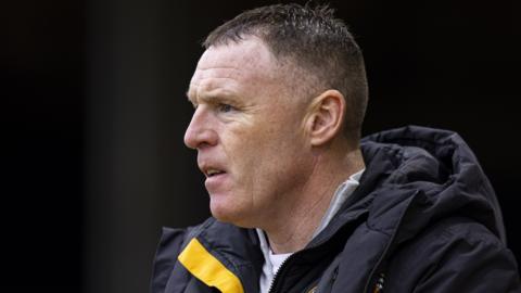 Newport manager Graham Coughlan