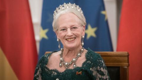 Queen Margrethe II smiling