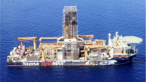 Drill ship at Karish gas field (09/05/22)
