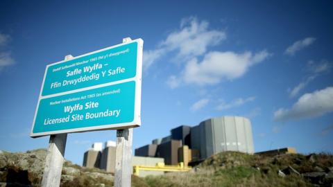 A general view of the Wylfa nuclear power station
