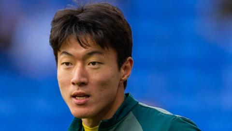 Hwang Ui-jo is on loan at Norwich from Nottingham Forest