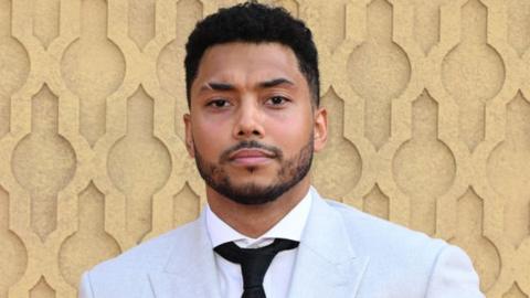 Chance Perdomo at premiere of Indiana Jones And The Dial Of Destiny in London in June 2023
