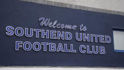 Southend United sign at Roots Hall