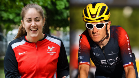 Tesni Evans. Geraint Thomas