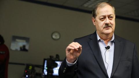 Blankenship campaigning