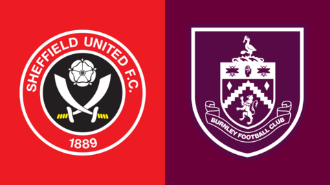 Sheffield United and Burnley club badges