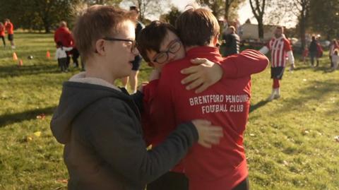 A London football team, for youngsters with Down's syndrome, is celebrating its sixth birthday milestone.