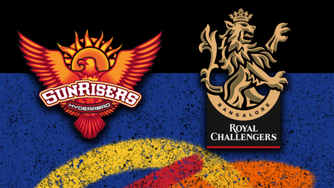 Sunrisers Hyderabad v Royal Challengers Bangalore badge graphic