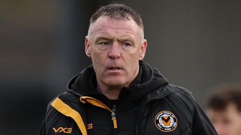 Newport County manager Graham Coughlan