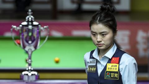 China's Bai Yulu in World Women's Snooker Championship
