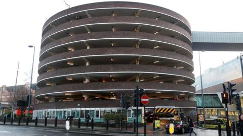 Eldon Square multi-story car park in Newcastle