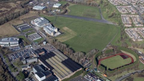 Aerial view of Hengrove Park