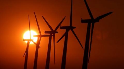 Wind turbines in Oxfordshire