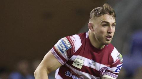 Sam Powell in action for Wigan Warriors