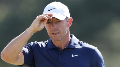 Rory McIlroy pictured during the final round of the Masters at Augusta National