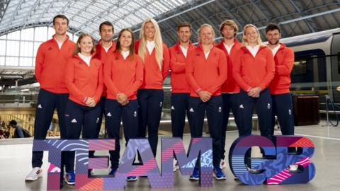 Team GB's sailing squad for Paris 2024