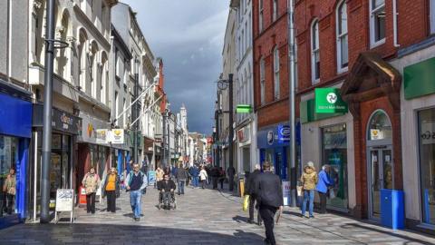 Strand Street in Douglas