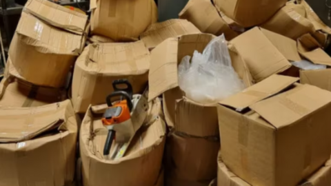 Boxes containing ketamine