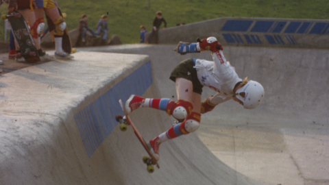 Skateboarding at Livingston in May 1981