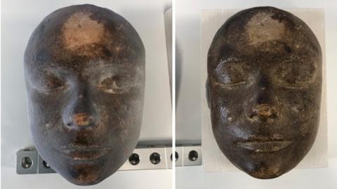 Mary Ball death mask