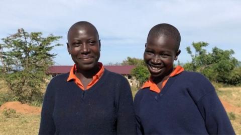 Schoolgirls in Kenya