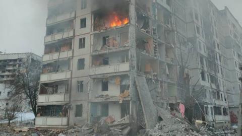 Damage in Kharkiv