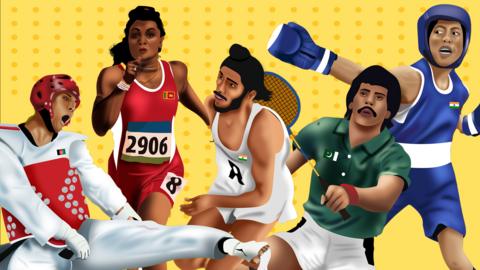 Milkha Singh, Jahanghir Khan, Susanthika Jayasinghe, Mary Kom, Rohullah Nikpai