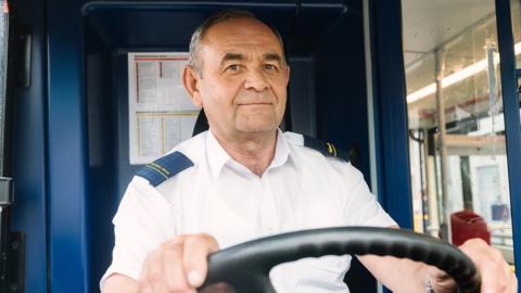 Ukrainian bus driver Volodymyr Syrotiuk