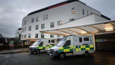 The emergency department at the Royal Infirmary of Edinburgh is dealing with far more patients than it was originally designed for
