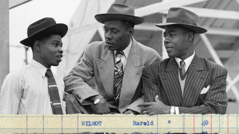 Windrush passengers arriving at Tilbury Docks in 1948