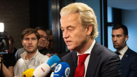 Geert Wilders said the VVD's decision did not make forming a coalition any easier