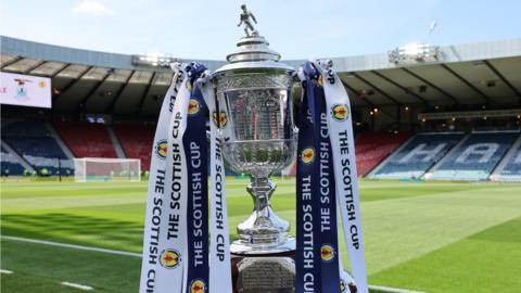 The Scottish Cup trophy