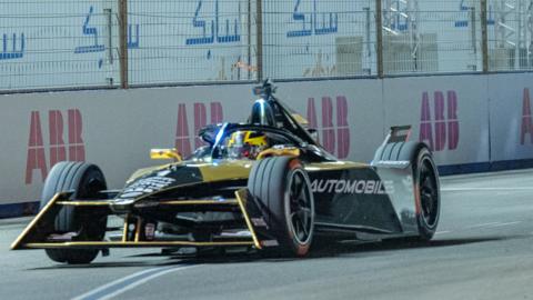 A Formula E race in Saudi Arabia