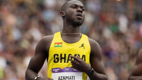 Ghana sprinter Benjamin Azamati