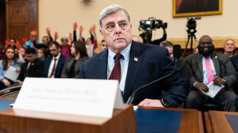 Mark Milley testifying to Congress