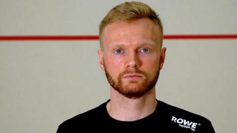 Welsh squash player Joel Makin